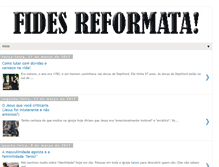 Tablet Screenshot of fidesreformata.com